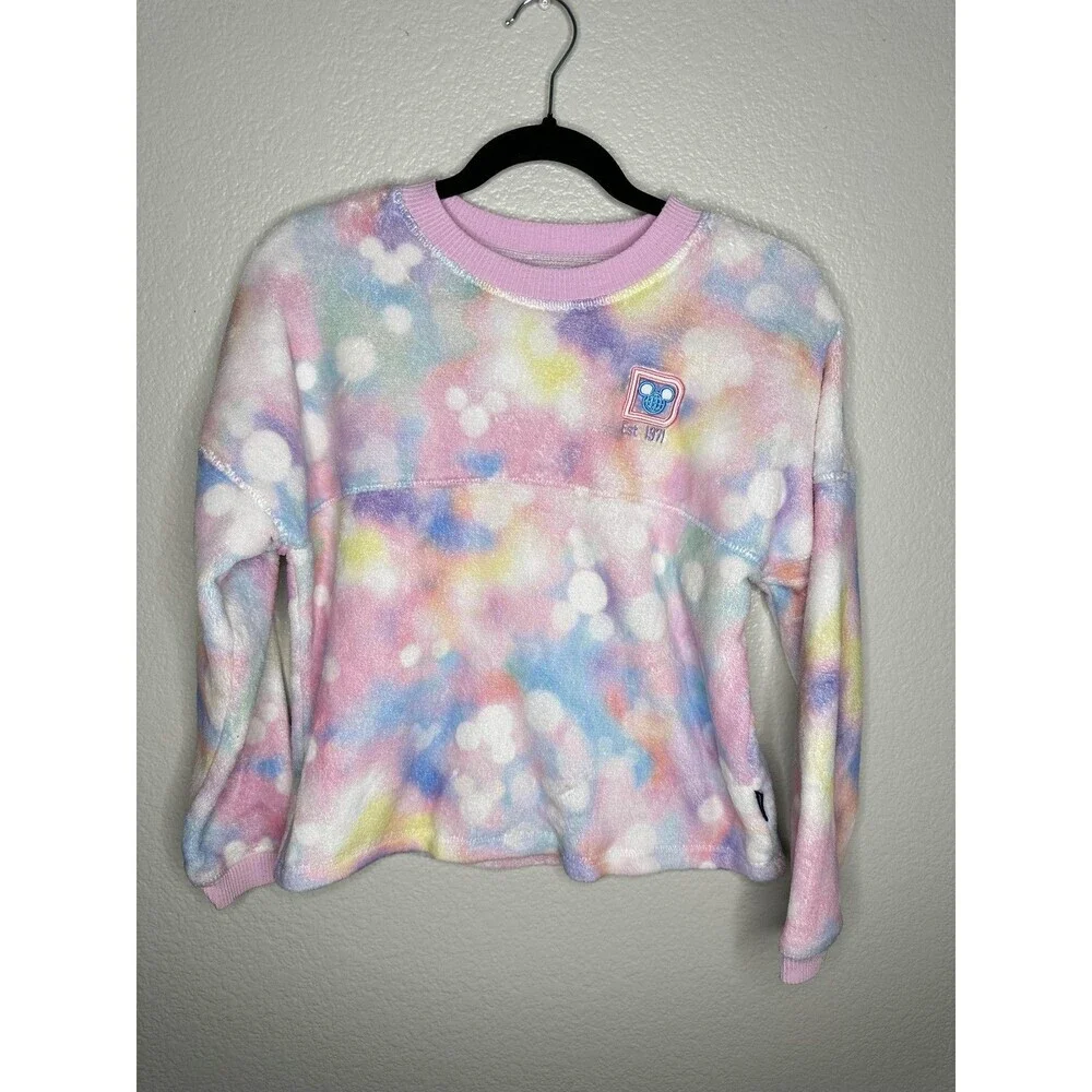 Disney Spirit Jersey Sweatshirt Youth XL 14 Tie Dye Walt Disney World Mickey